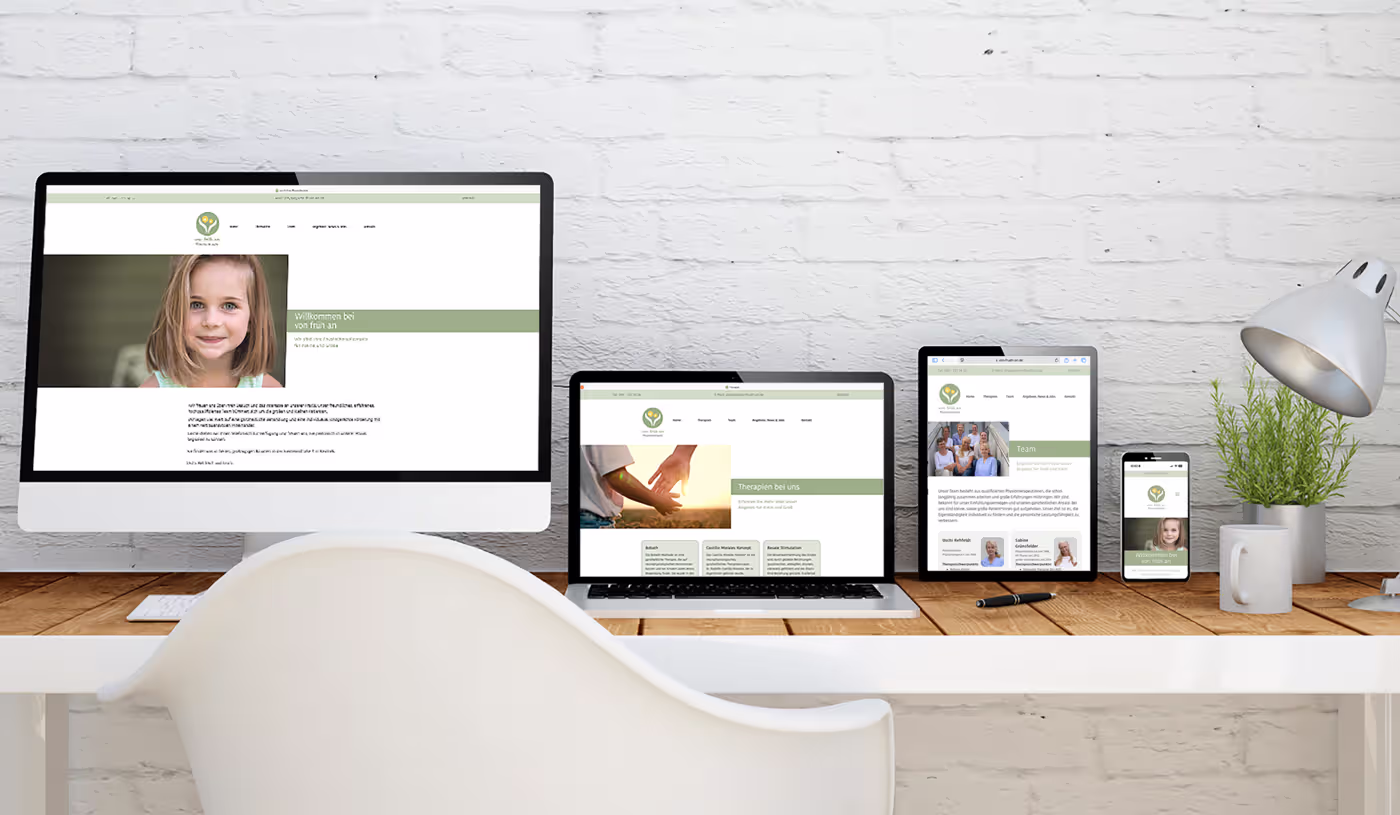 Arbeitsbeispiel Website